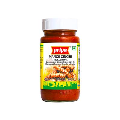 PRIYA PICKLE DE MANGUE ET GINGEMBRE 300g