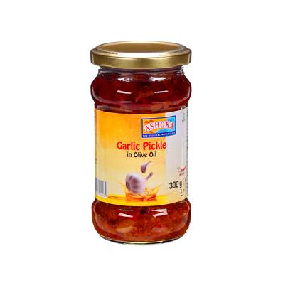 ASHOKA PICKLE D'AIL À L' HUILE D'OLIVE 300g