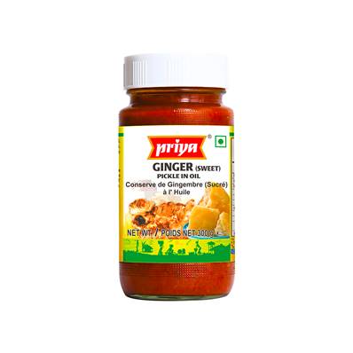 PRIYA PICKLE DE GINGEMBRE SUCRÉ 300g