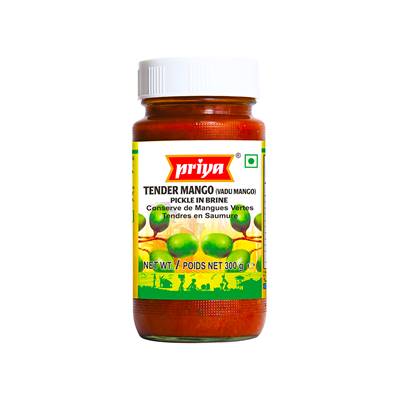 PRIYA PICKLE DE MANGUE TENDRE EN SAUMURE 300g