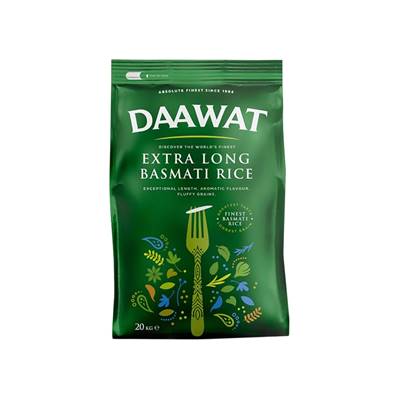 DAAWAT RIZ BASMATI EXTRA LONG 20kg