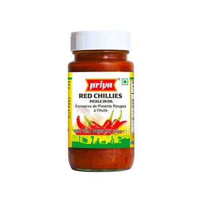 PRIYA PICKLE DE PIMENT ROUGE 300g
