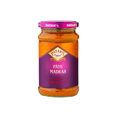 PATAK'S PÂTE D'ÉPICES MADRAS CURRY 283g