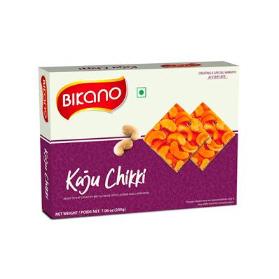 BIKANO CHIKKI KAJU - NOUGATINE NOIX DE CAJOU 100g