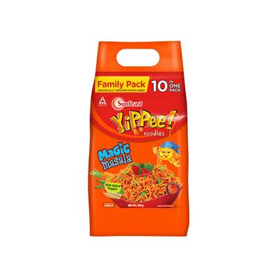 YIPPEE NOUILLES MASALA FAMILY PACK 700g