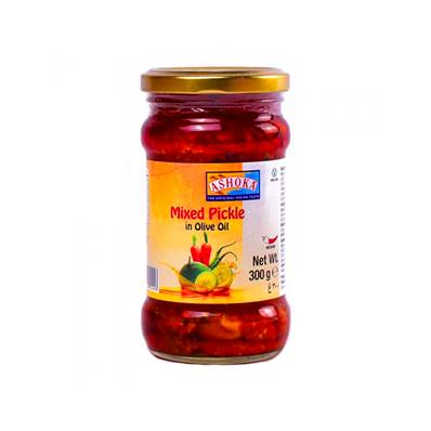 ASHOKA PICKLE MÉLANGE DE LEGUMES À L' HUILE D'OLIVE 300g