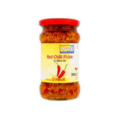 ASHOKA PICKLE DE PIMENT À L' HUILE D'OLIVE 300g