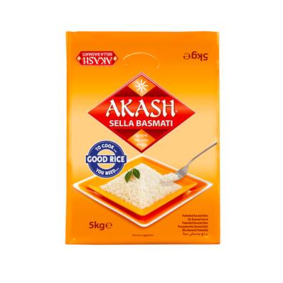 AKASH SELLA RIZ BASMATI ÉTUVÉ 5kg