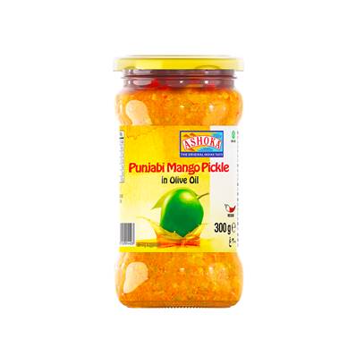 ASHOKA PICKLE DE MANGUE PUNJABI À L' HUILE D'OLIVE 300g