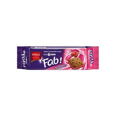 PARLE HIDE & SEEK FAB BISCUITS FRAISE 112g