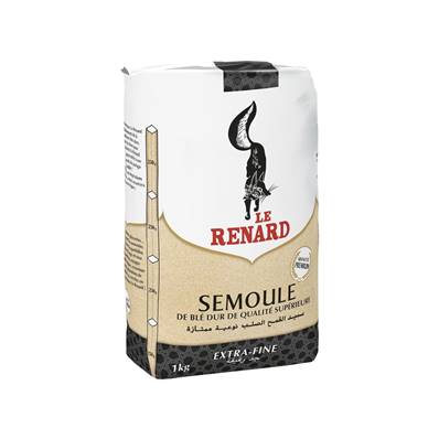 LE RENARD SEMOULE DE BLÉ EXTRA FINE 1kg