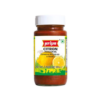 PRIYA PICKLE DE CITRON VERT 300g