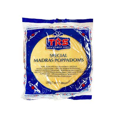 TRS PLAIN MADRAS POPPADOMS 200g