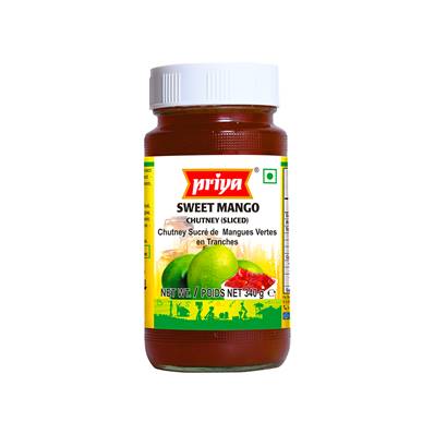 PRIYA CHUTNEY DE MANGUE DOUX 340g