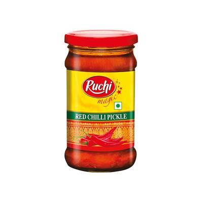 RUCHI PICKLE DE PIMENT ROUGE 300g