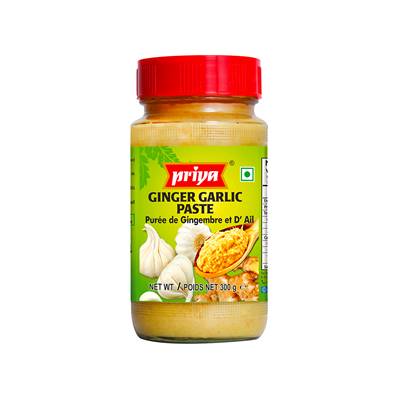 PRIYA PÂTE D'AIL-GINGEMBRE 300g