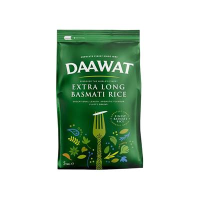 DAAWAT RIZ BASMATI EXTRA LONG 5kg