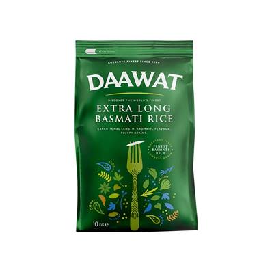 DAAWAT RIZ BASMATI EXTRA LONG 10kg